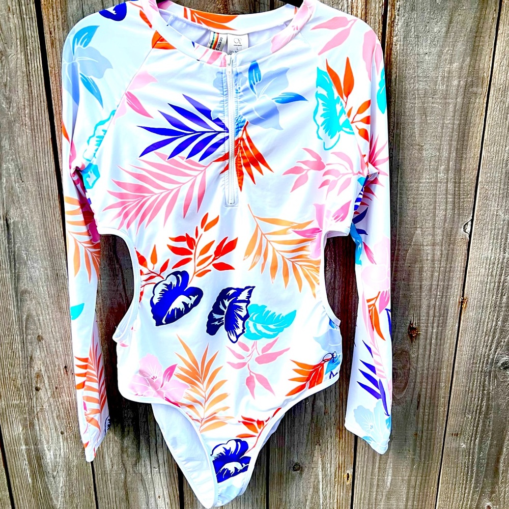 OP Side Cutouts One Piece Swimsuit